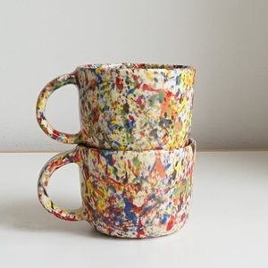 Helen Levi Queens Artist’s Mug. Set of 2 Mugs.
